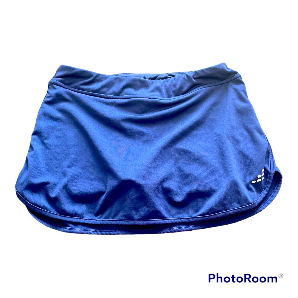 dark blue cheer skirt